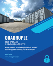 Load image into Gallery viewer, Quadruple Self Storage Occupancy &amp; Profits Book
